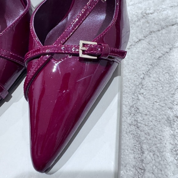 TONY BIANCO Garda Bordeaux Patent Heels in sz. 8 - Picture 7 of 10